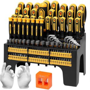 Magnetic Screwdriver Set with Plastic Ranking